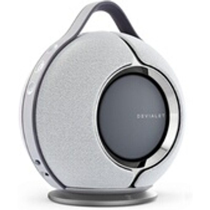Enceinte connectée Hi-Fi Devialet Mania Light Grey avec station de charge