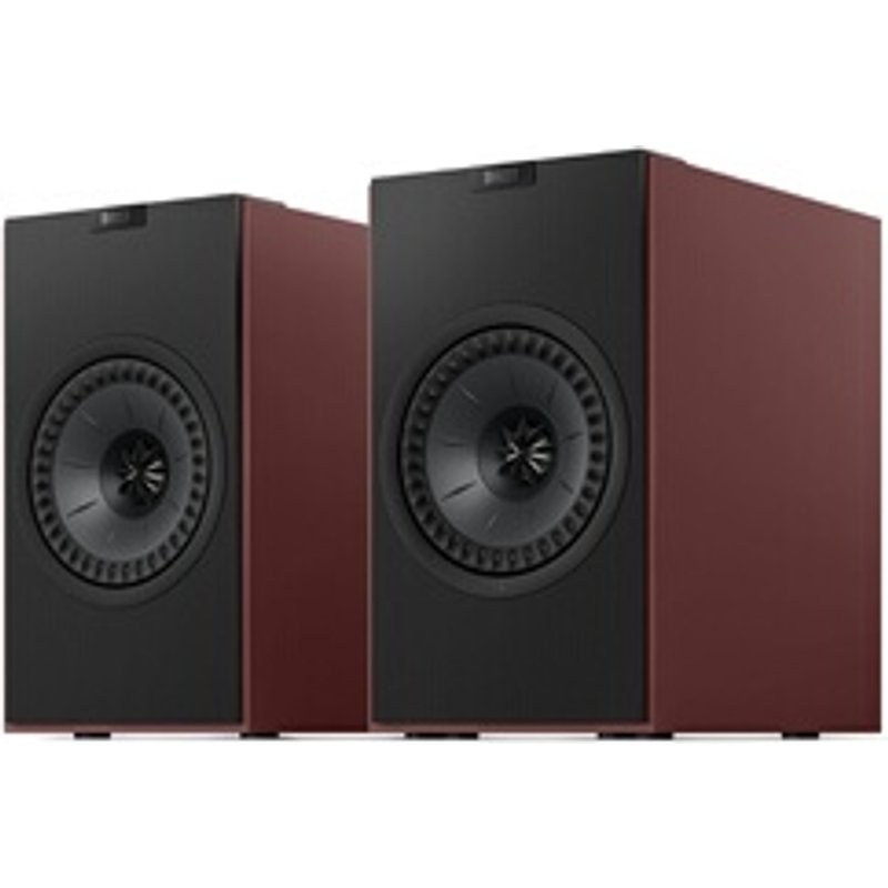 Enceintes connectées Hi-Fi KEF Coda W Bordeaux vendues par paire