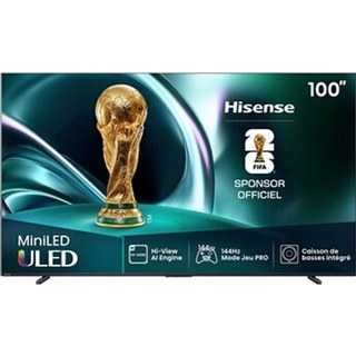 TV Hisense Mini LED 100U7Q 253 cm 2025