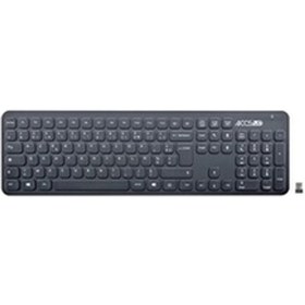 Accsup Clavier sans fil ultra plat et silencieux