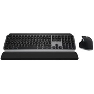 Logitech MX Keys S Combo for Mac, clavier et souris sans fil, repose-poignets, clavier retroeclaire