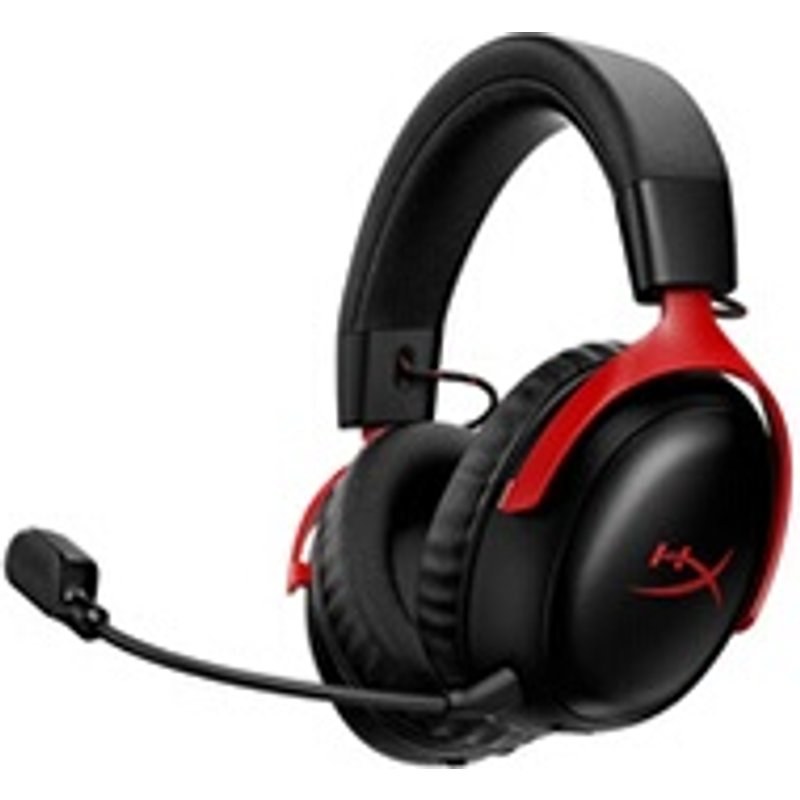 Micro-casque gaming circum-aural sans fil HyperX Cloud III S Bluetooth Noir et Rouge