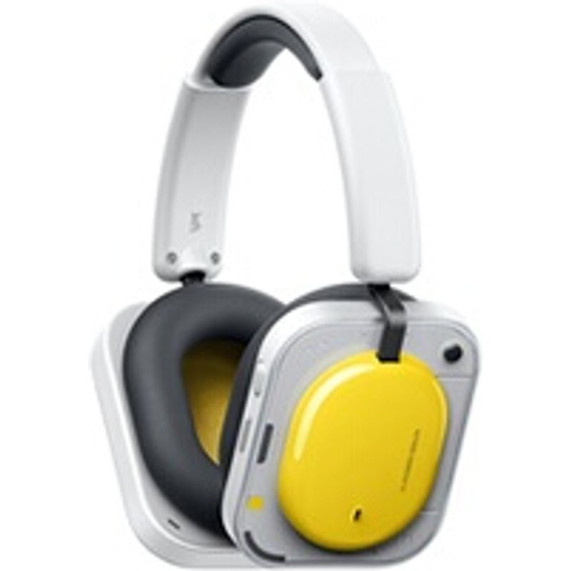 Casque audio sans fil Bluetooth Nothing Headphone (a) avec réduction active du bruit Jaune
