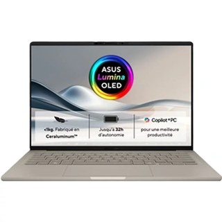 PC portable ASUS Zenbook A14 UX3407QA-QD219W 14" Copilot+ Snapdragon® X 16 Go RAM 512 Go SSD