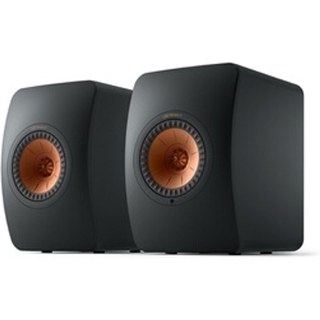 Enceintes actives Hifi connectées Kef LS50 Wireless II Noir Carbone vendues par paire