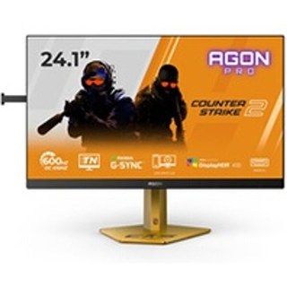 Écran PC gaming Aoc CS24A 24,1" 610 Hz Full HD Noir et Orange