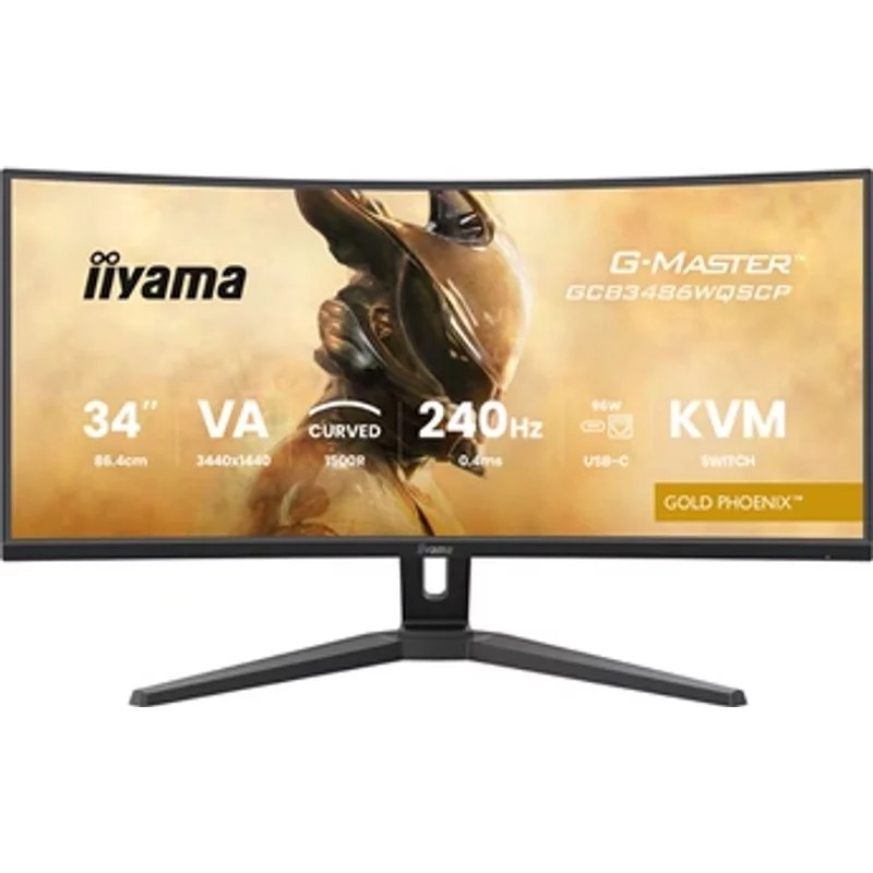 Écran PC Gaming Iiyama G-Master™ GCB3486WQSCP-B1 Gold Phoenix™ 34" incurvé 240 Hz UWQHD