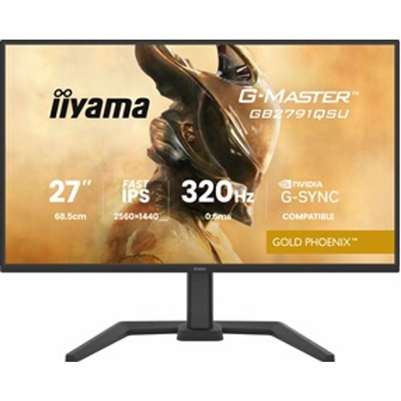 Écran PC Gaming Iiyama G-Master™ Gold Phoenix™ GB2791QSU-B1 27" 320 Hz WQHD Noir mat