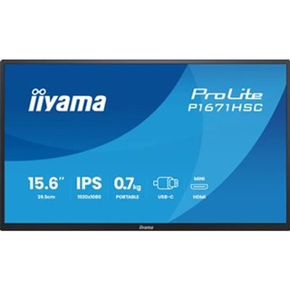 Écran PC portable Iiyama ProLite P1671HSC-B1 15,6" Full HD