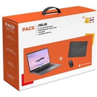 Pack Fnac Chromebook ASUS CX3402CVA-MW1245 14" Écran tactile Intel® Core™ i3 8 Go RAM 256 Go