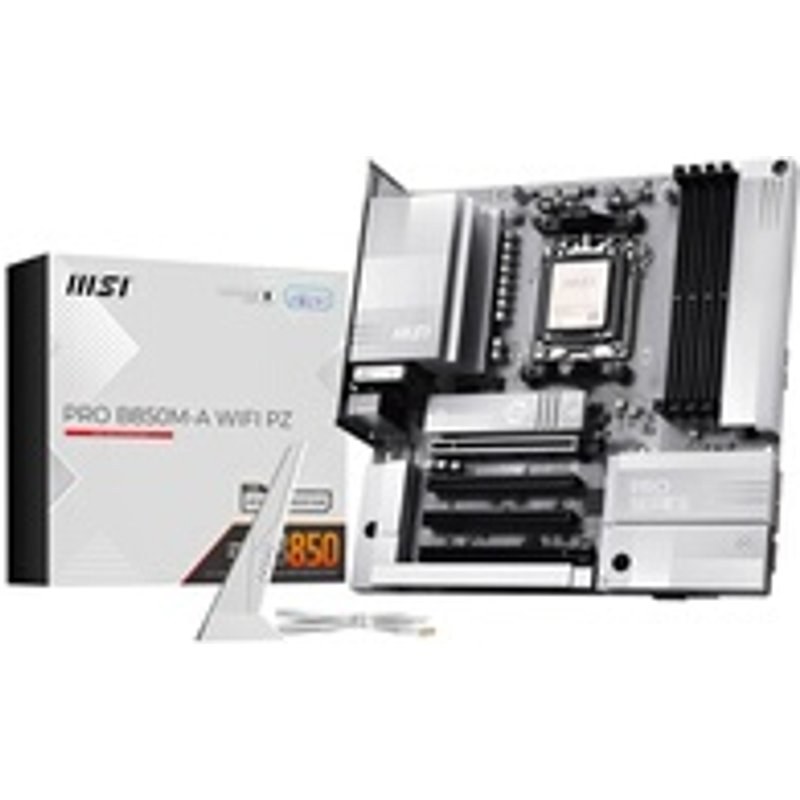 Carte mère MSI PRO B850M-A Wi-Fi PZ micro ATX AMD AM5 AMD B850