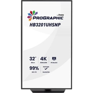 Écran PC Iiyama ProGraphic HB3201UHSNPB 31,5" 4K UHD Noir mat