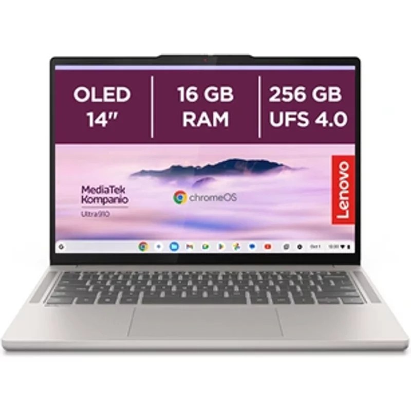 PC portable Lenovo Chrome 14M9610 14” OLED 60 Hz MediaTek Kompanio Ultra 16 Go RAM 256 Go SSD