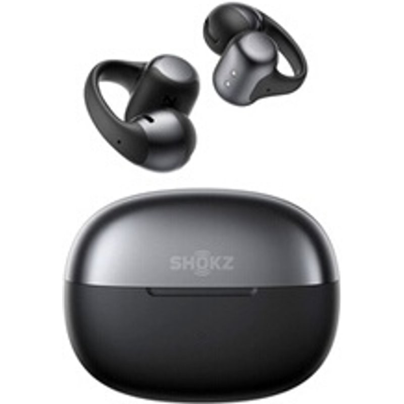 Ecouteurs sans fil Shokz OpenDots One à conduction aérienne avec réduction active du bruit Noir