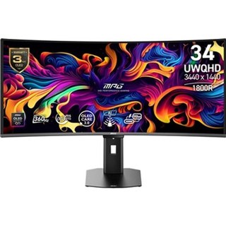 Écran PC Gaming MSI MPG 341CQR QD-OLED X36 34" incurvé 360 Hz UWQHD