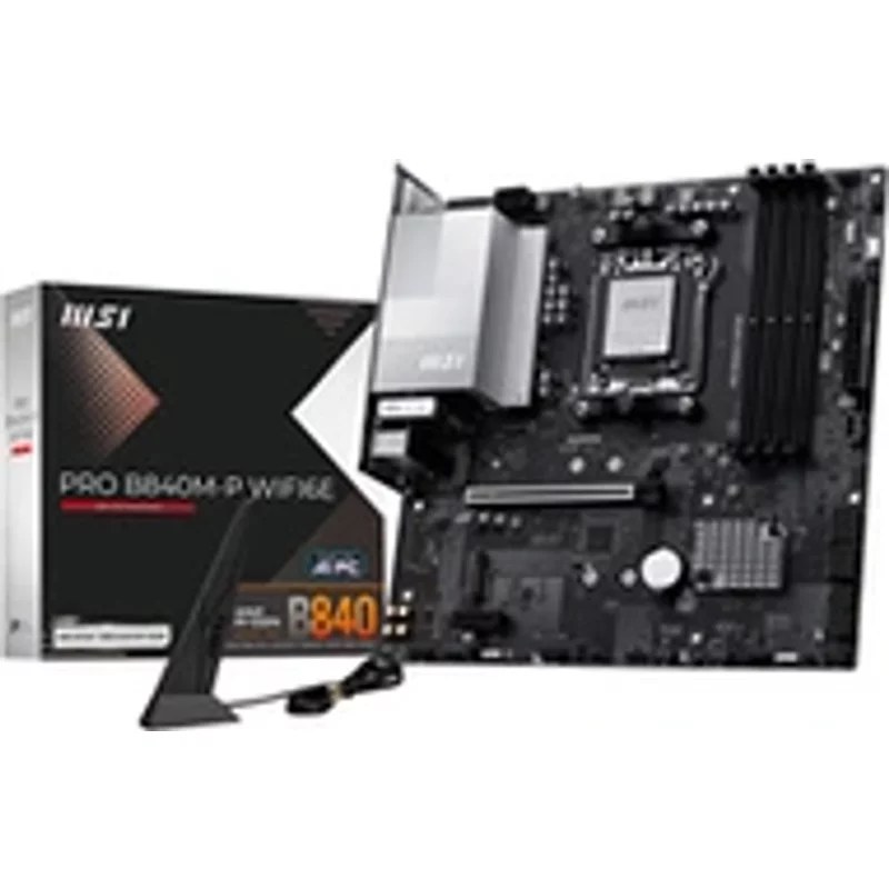 Carte mère MSI PRO B840M-P WIFI6E Micro ATX AMD Socket AM5 Chipset AMD B840