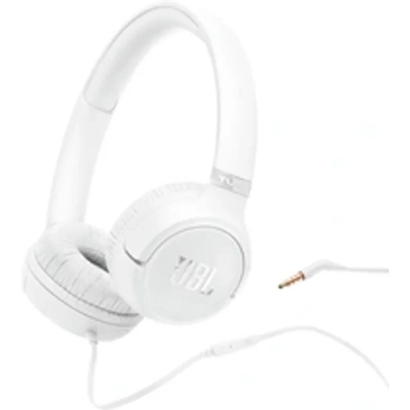 Tune 530 Blanc, supra-auriculaire filaire avec son JBL Pure Bass