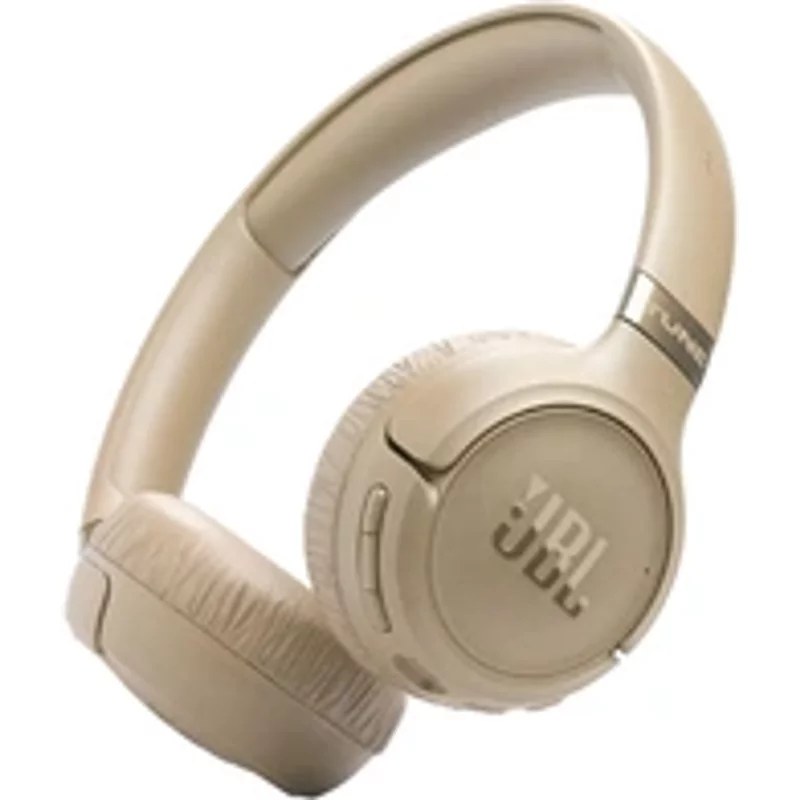 Casque supra-auriculaire sans fil JBL Tune 680NC Bluetooth avec réduction active du bruit Beige