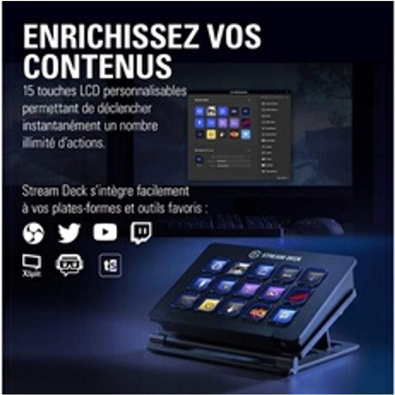 Elgato Stream Deck MK2 - 15 touches LCD personnalisables