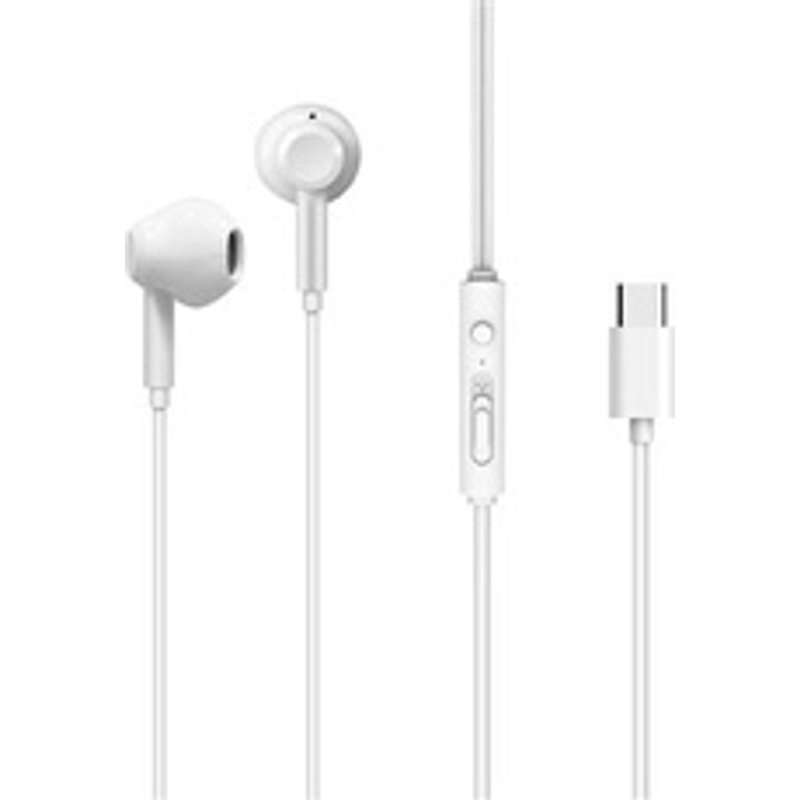 Ecouteurs intra-auriculaire filaires USB-C Swingson Blanc
