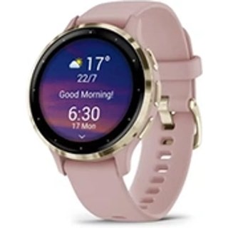 Garmin Venu 3S, Soft Gold avec bracelet rose