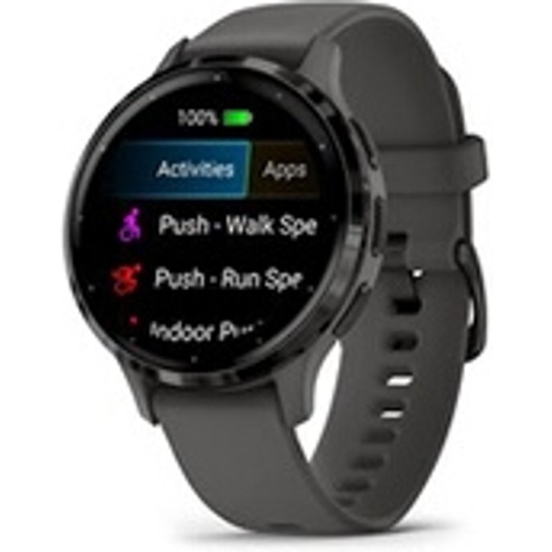 Garmin Venu 3S, Gray avec bracelet gris fonce