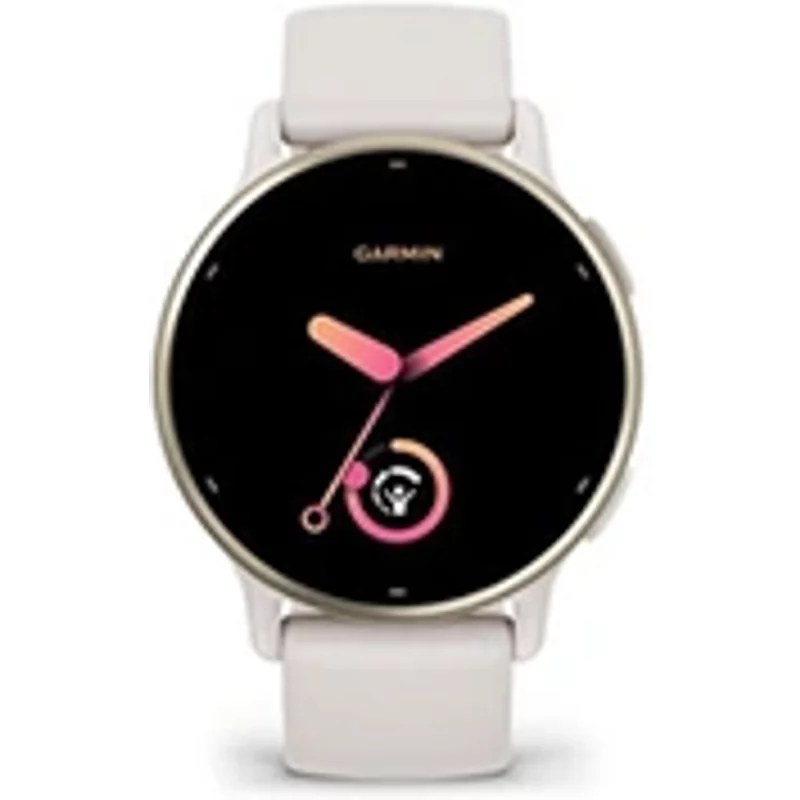 Garmin Vivoactive 5, Cream Gold avec bracelet ivoire