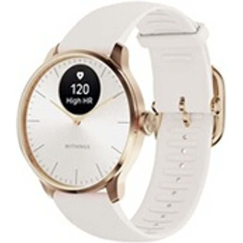 Withings ScanWatch Light Rose Gold Blanc