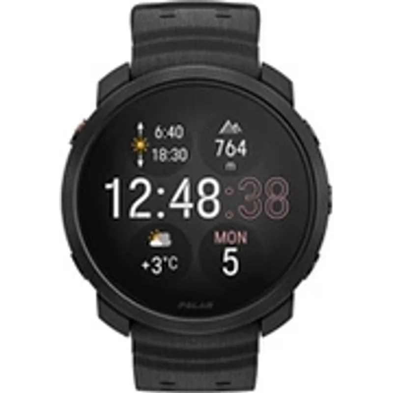Polar Vantage M3 44 mm Bluetooth Noir avec bracelet silicone Noir