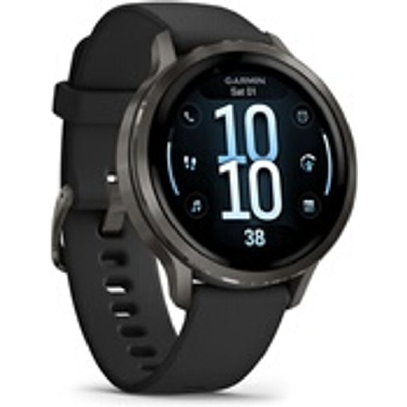 Garmin Venu 4 noir et gray- bracelet silicone noir - 41 mm
