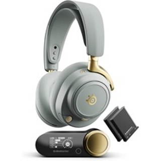 Casque gaming sans fil SteelSeries Arctis Nova Elite Sage & Gold