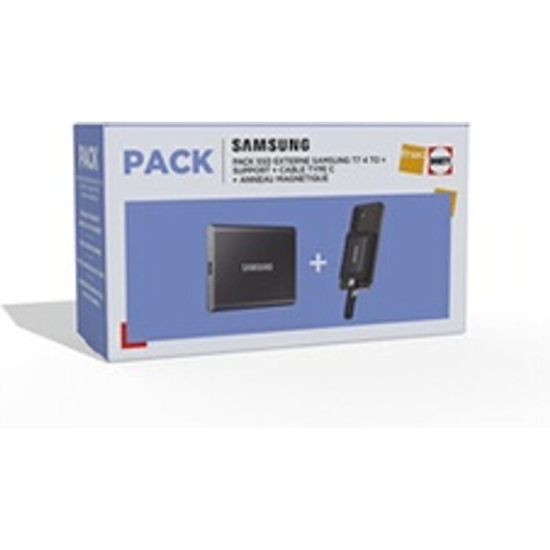 Samsung Pack T7 4 To + Support magnétique