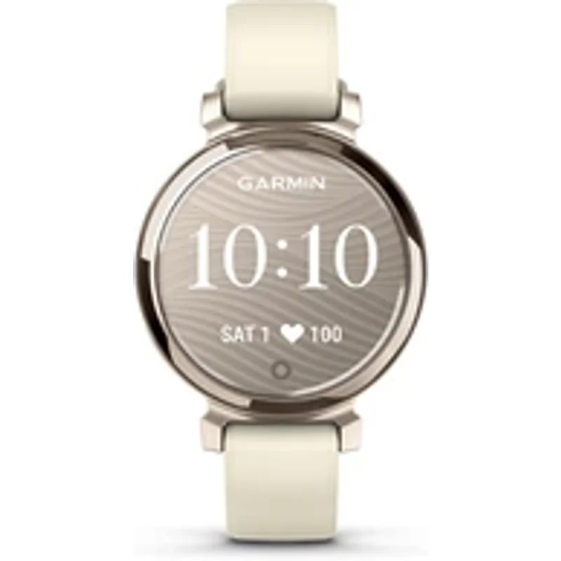 Garmin Lily 2, Cream Gold bracelet silicone blanc coco