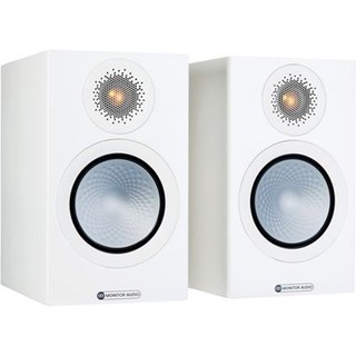 Enceinte bibliothèque Monitor Audio Silver 50 7G Blanc satiné Vendue par paire
