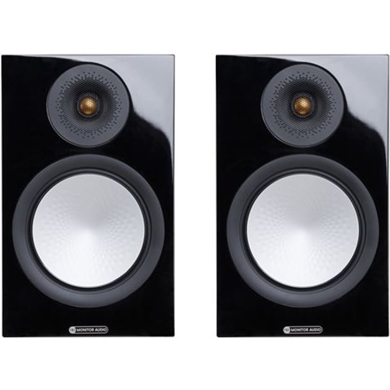 Enceinte bibliothèque Monitor Audio Silver 100 7G Noir brillant Vendue par paire