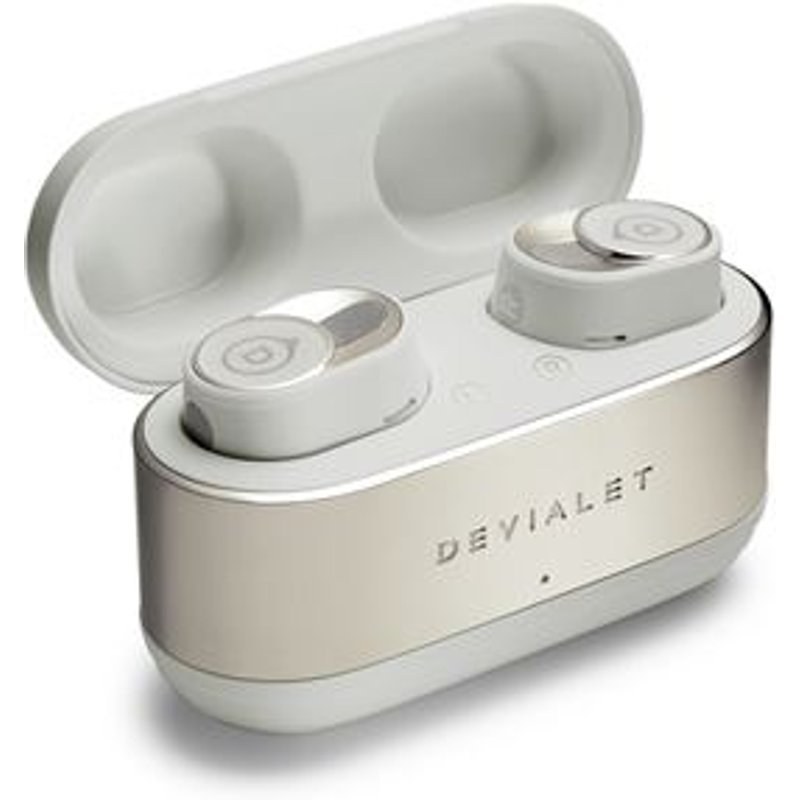 Ecouteurs sans fil Bluetooth Devialet Gemini II avec réduction de bruit Light Pearl