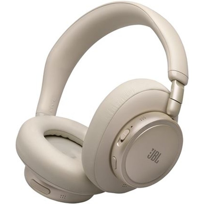 Casque arceau circum-aural avec et sans fil Bluetooth JBL Live 780NC avec réduction de bruit Beige