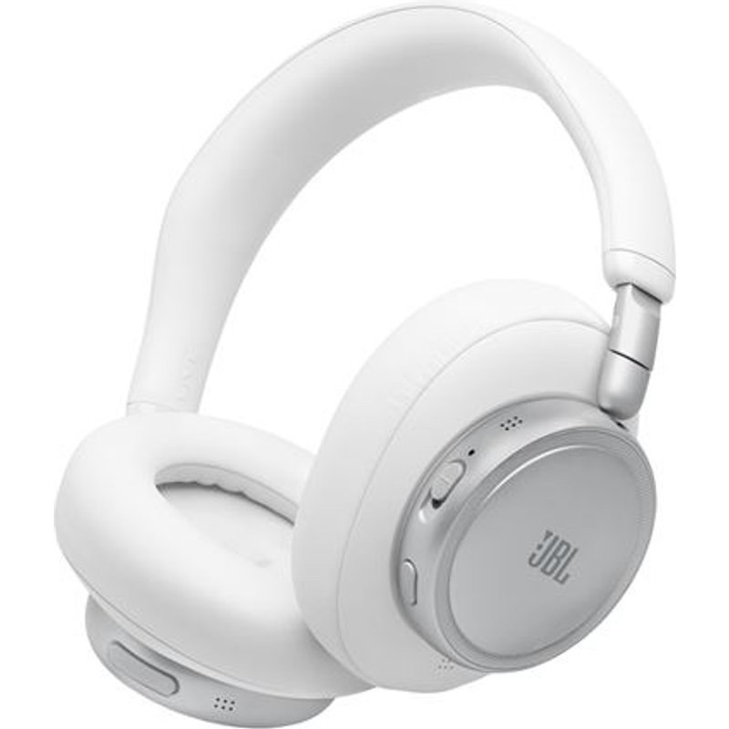 Casque arceau circum-aural avec et sans fil Bluetooth JBL Live 780NC avec réduction de bruit Blanc