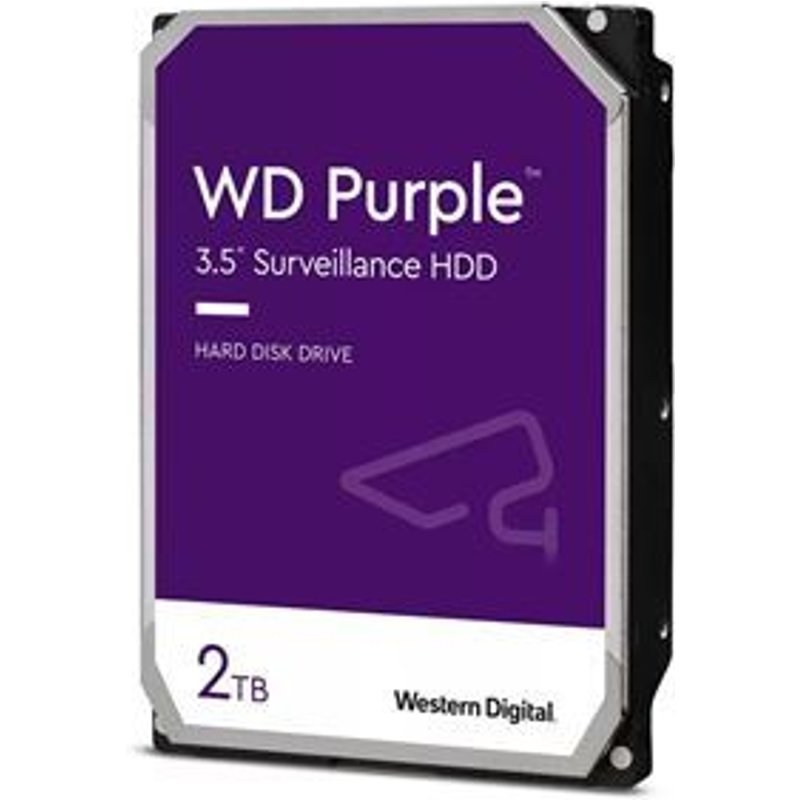 Disque dur Interne WD_BLACK Purple 2 To Violet et Blanc