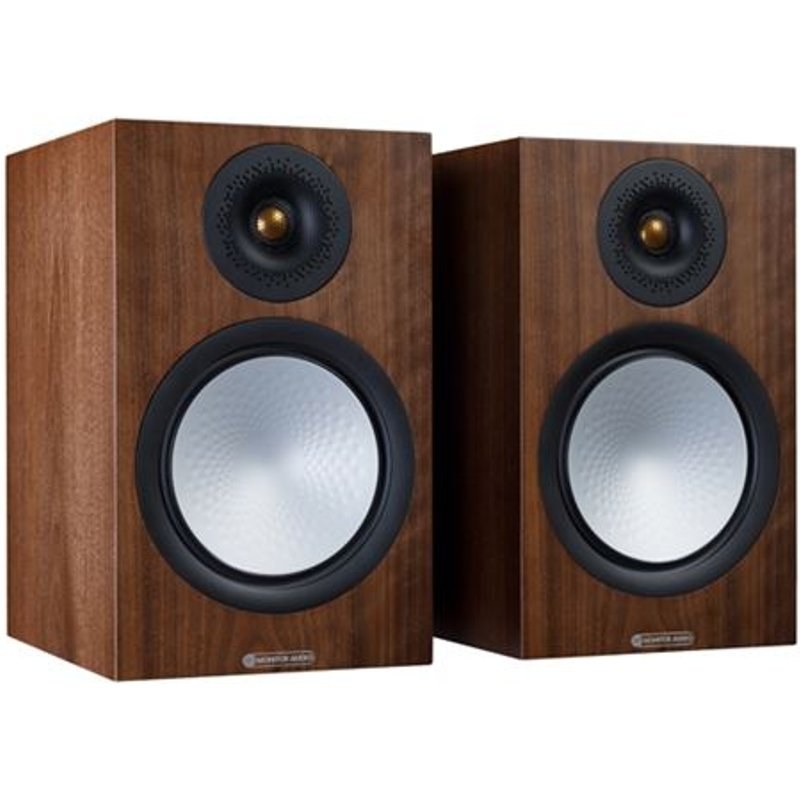Enceinte bibliothèque Monitor Audio Silver 100 7G Noyer Vendue par paire