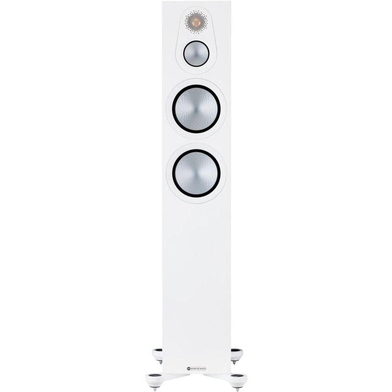 Enceinte colonne Monitor Audio Silver 300 7G Blanc satiné Vendue à l'unité