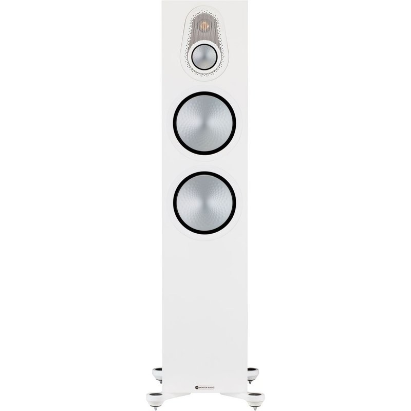 Enceinte colonne Monitor Audio Silver 500 7G Blanc satiné Vendue à l'unité