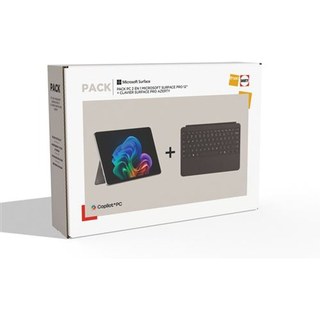 Pack PC Hybride 2 en 1 Microsoft Surface Pro 12'' Écran Tactile Copilot+PC Snapdragon® X Plus