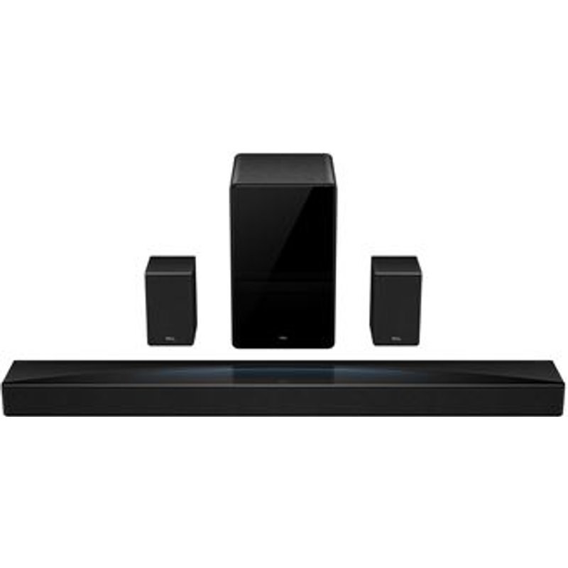Barre de son TCL Q85H Pro Dolby Atmos 7.1.4 ch Noir avec caisson de basses sans fil
