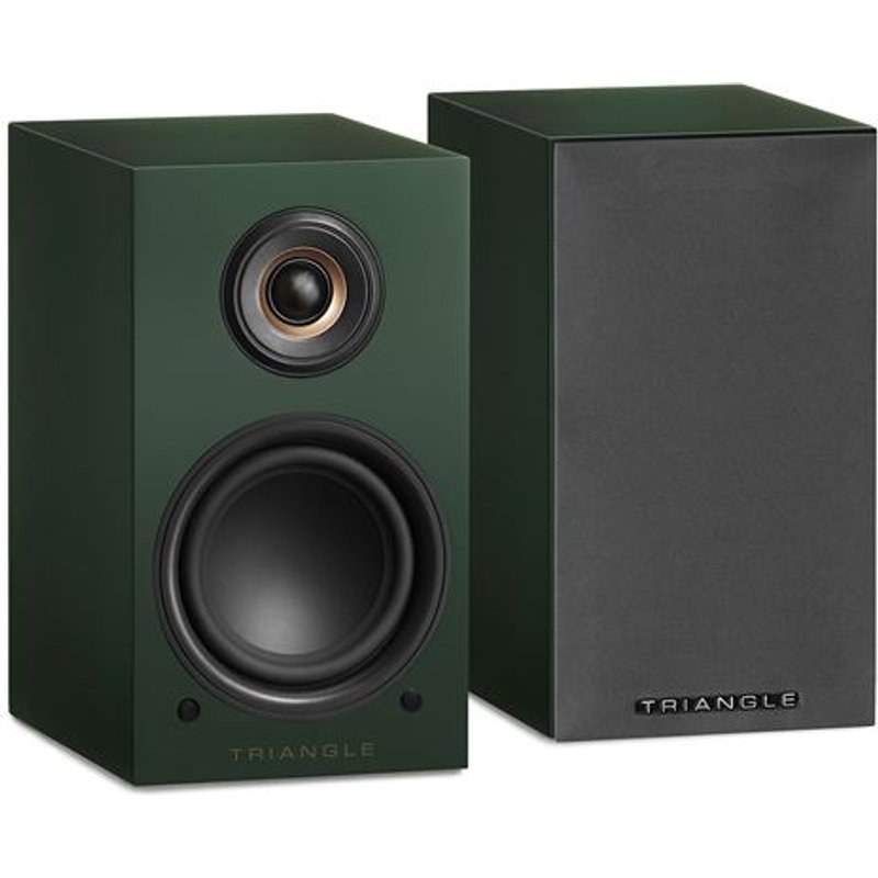 Enceintes connectées Hi-Fi Triangle Elara LN01A Vert Anglais Vendues à la paire