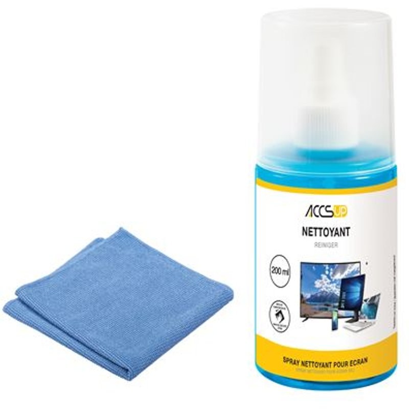 Kit de nettoyage Accsup pour écran 200 ml