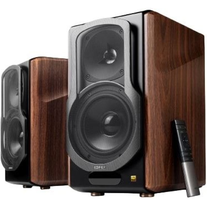Enceintes bluetooth Edifier S2000MKIII Bois vendues par paire