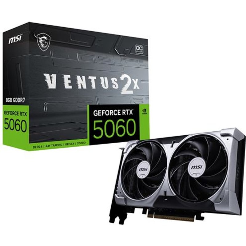 Carte graphique MSI NVIDIA GeForce RTX 5060 8G VENTUS 2X OC