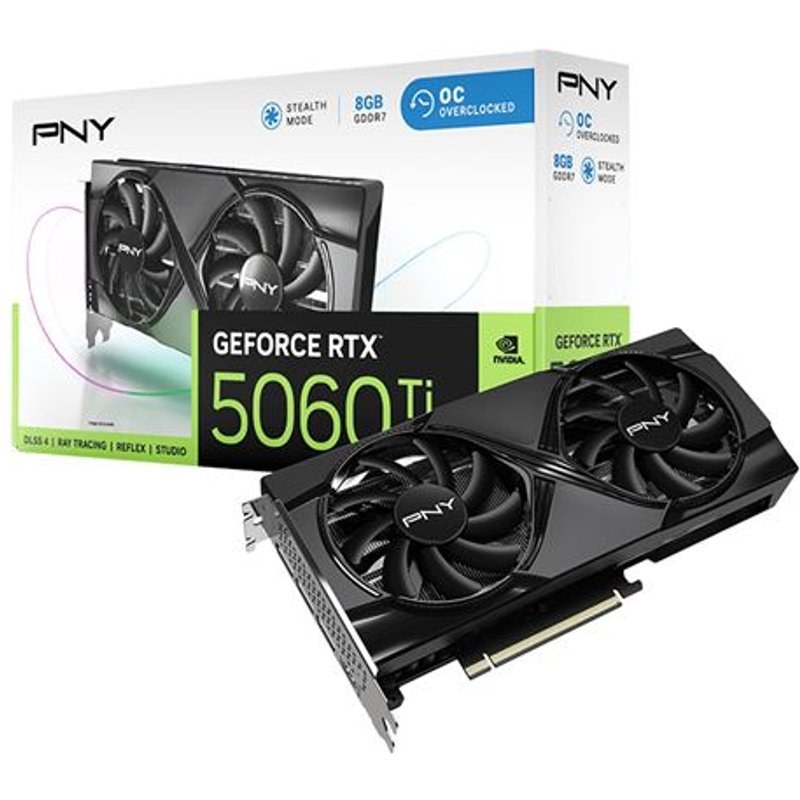 Carte graphique PNY NVIDIA GeForce RTX 5060 Ti 8G OC