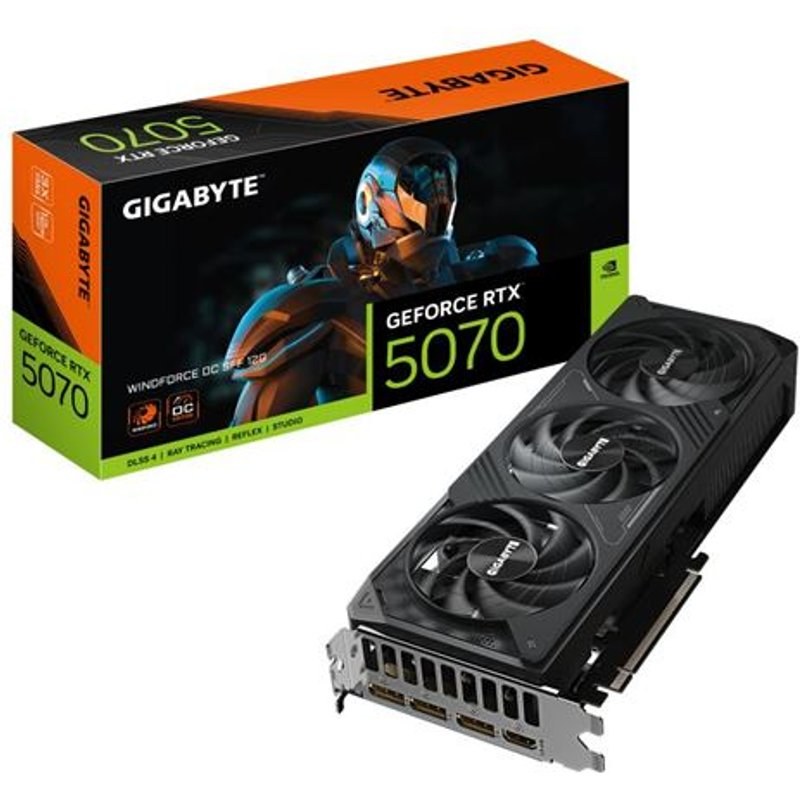 Carte graphique Gigabyte NVIDIA GeForce RTX 5070 WINDFORCE OC SFF 12G